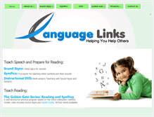 Tablet Screenshot of languagelinks.com