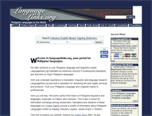 Tablet Screenshot of languagelinks.org